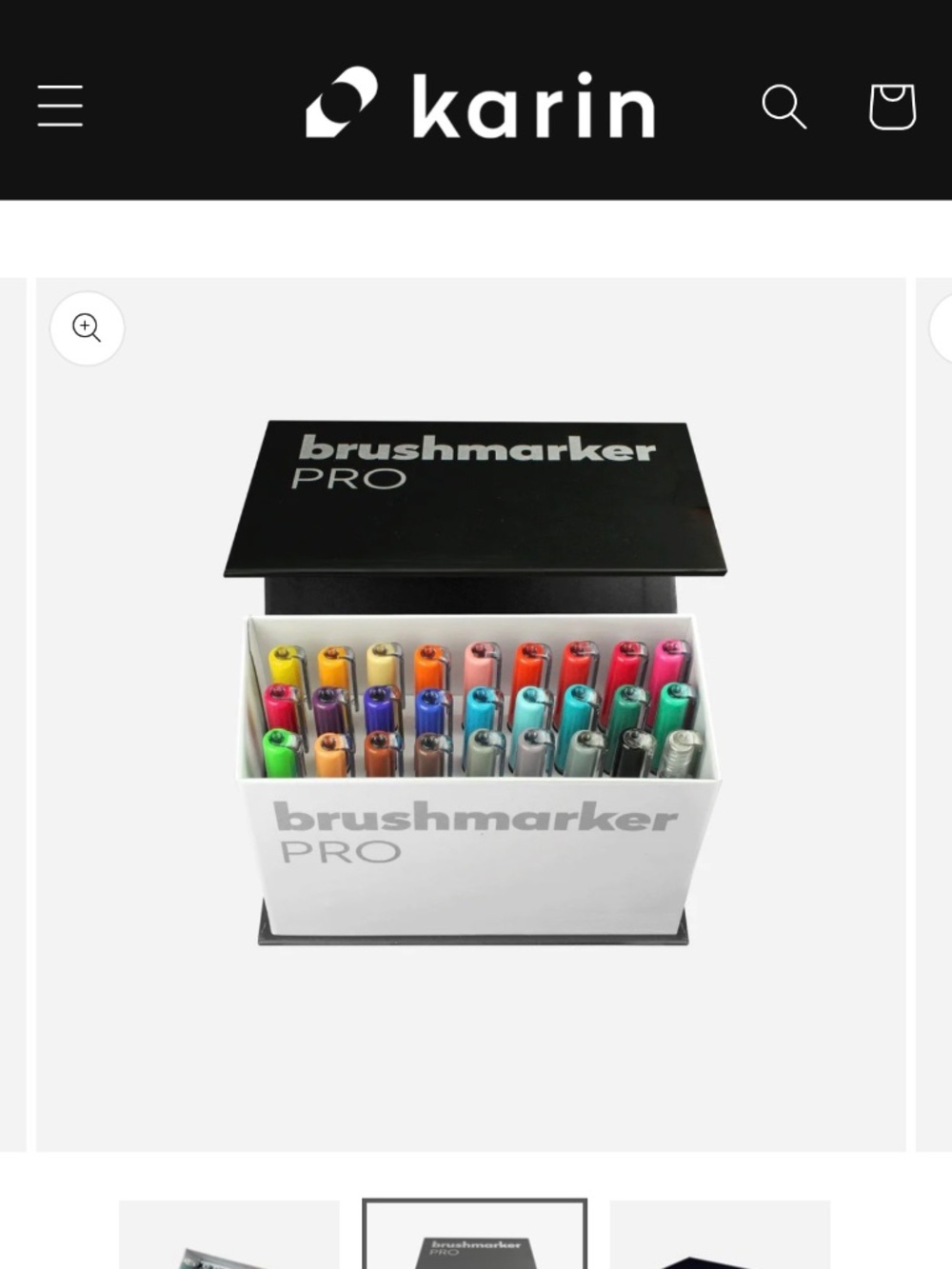 Karin Brushmarker PRO Mini Box 26 Color + 1 blender Set